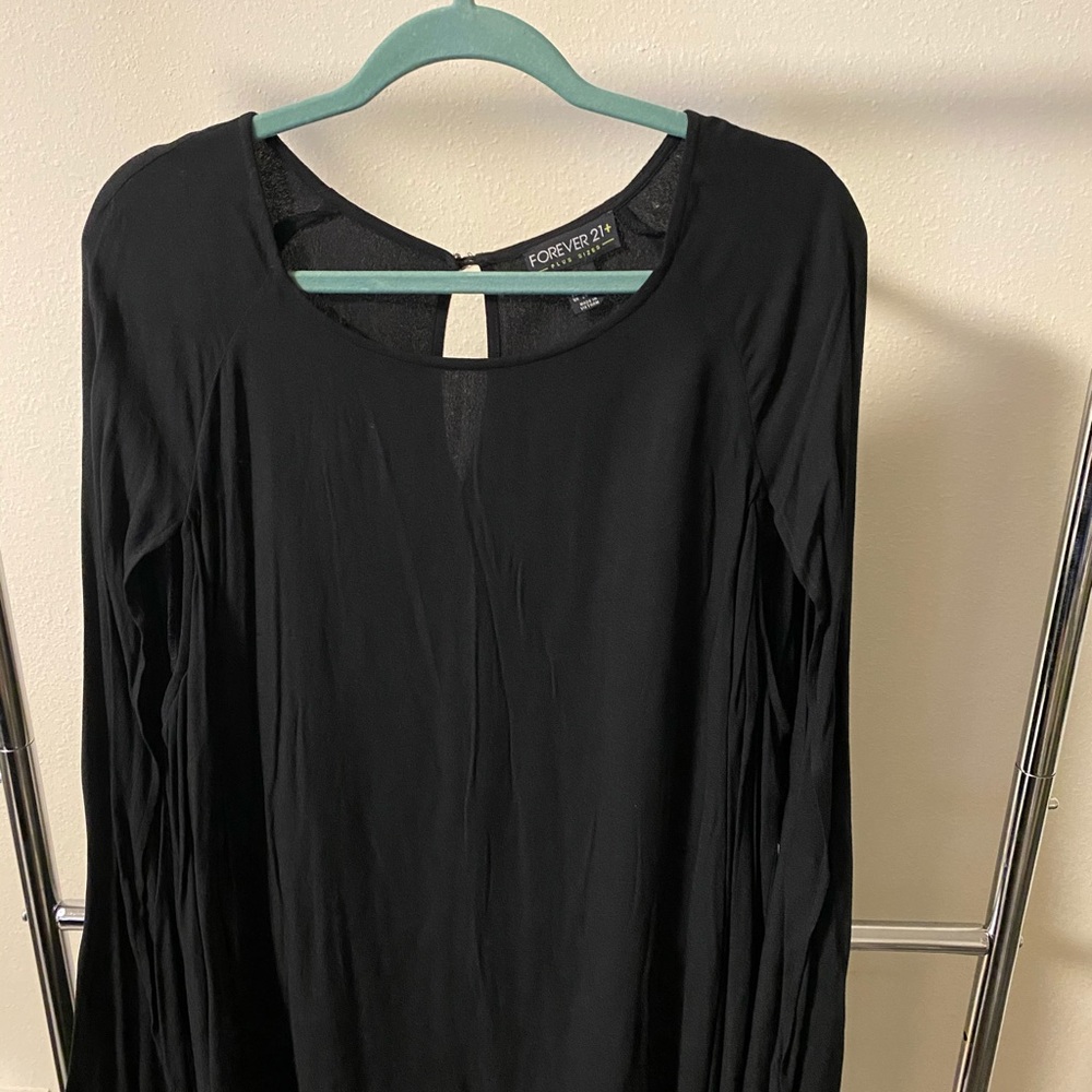 Cape Long Sleeve Dress